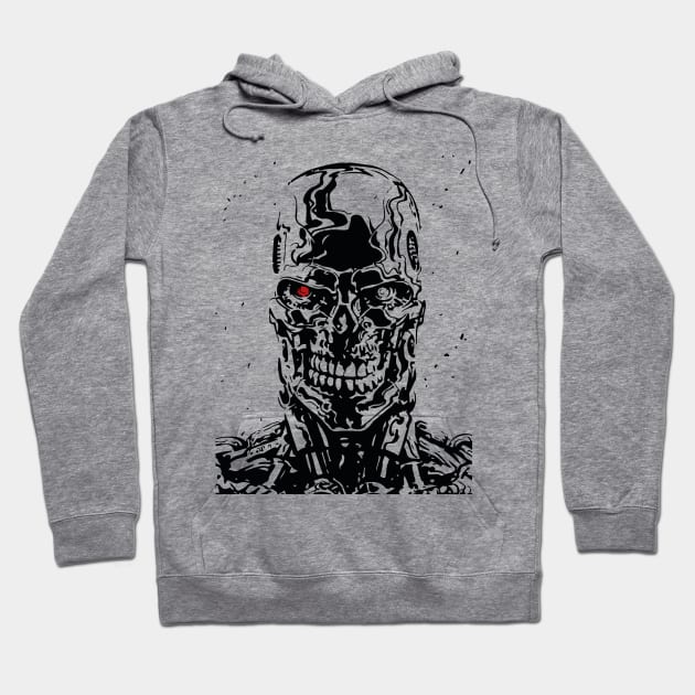 Terminator T-Shirt Hoodie by Negolou 